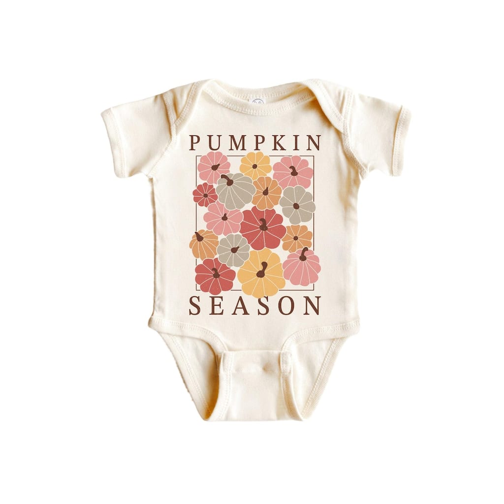 Pumpkin Season Fall - Baby Boy Girl Clothes Infant Bodysuit Funny Cute Newborn