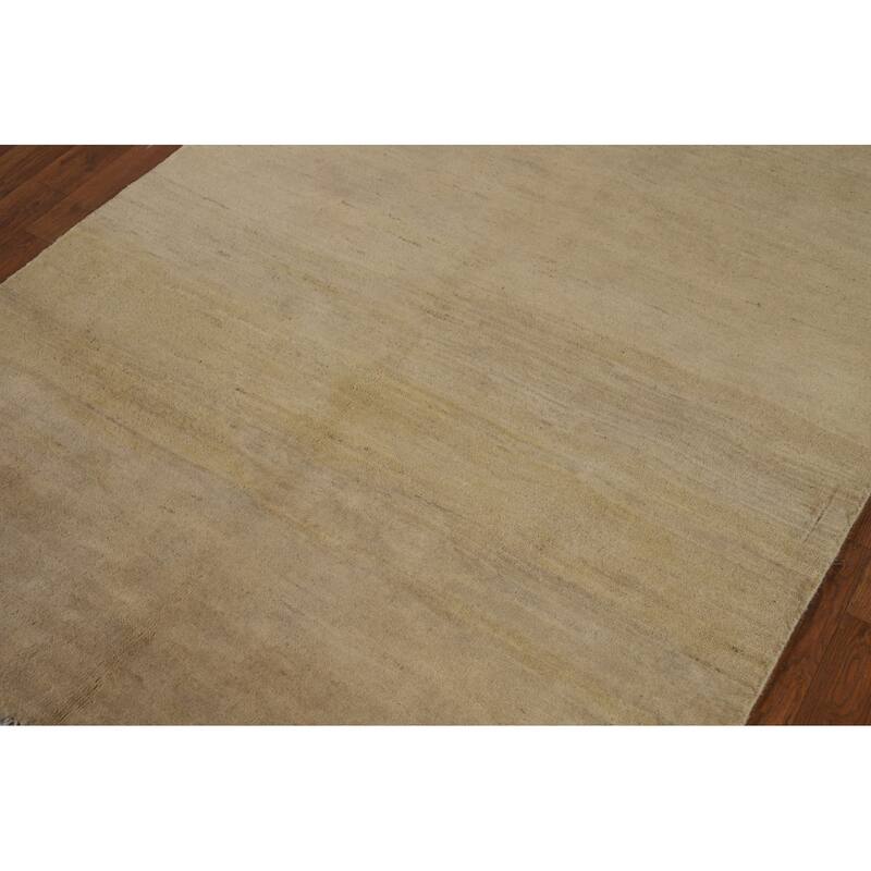 Gabbeh Oriental Runner Rug Hand-Knotted Wool Carpet - 4'1"x 11'3"