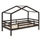preview thumbnail 41 of 46, Multifunction Twin Over Twin Bunk Bed With Roof,Slide and 3-step Ladder