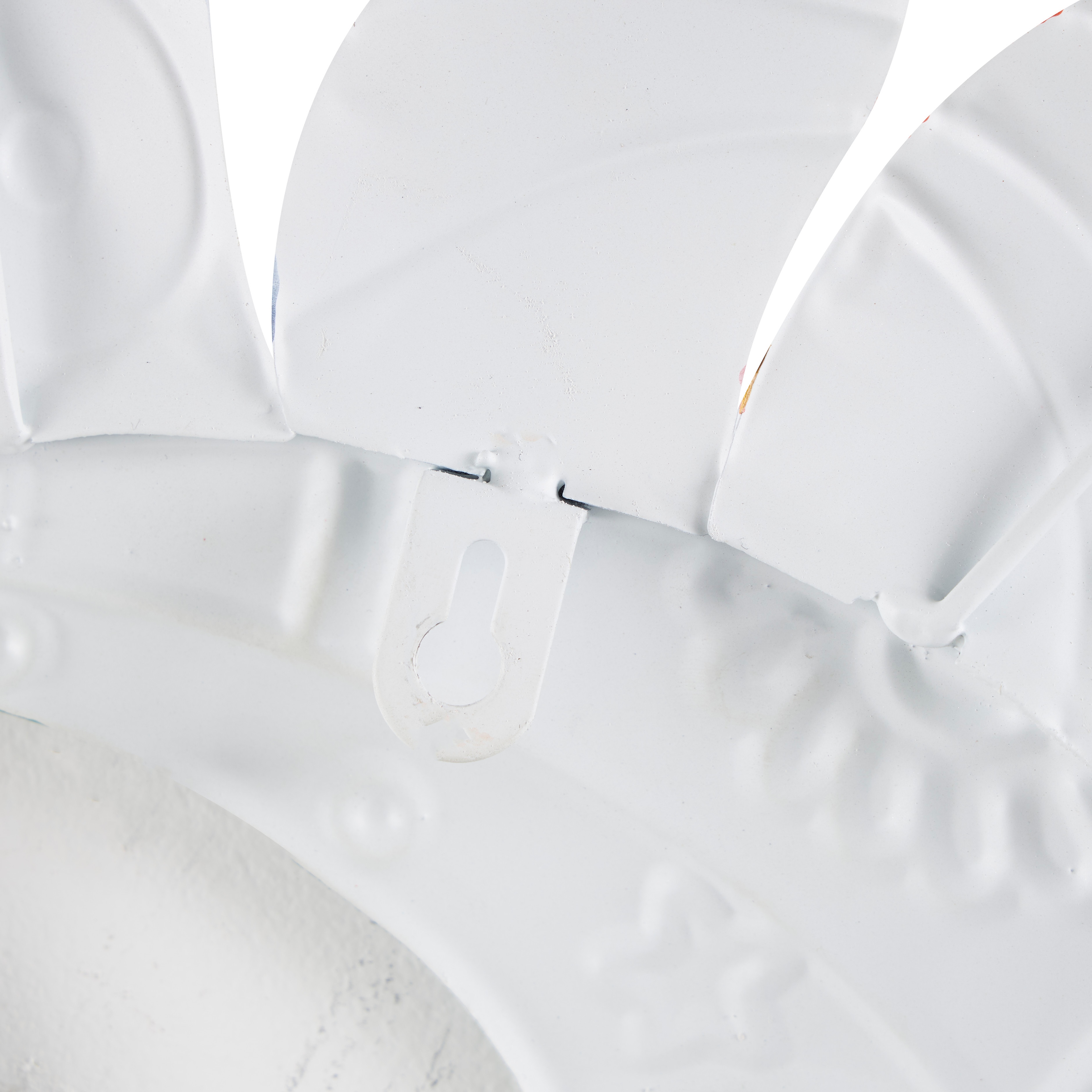 Multi Color Metal Eclectic Whimsical Celestial Sun Art Wall Sculpture