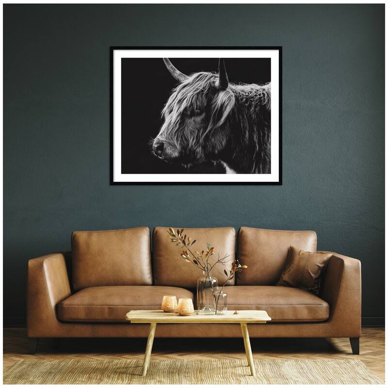 Kate and Laurel Scottish Highland by Crystal Lynn Collins Framed Wall Art Print