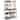 Costway Bakers Rack 5-Tier Coffee Bar Table with 10 S-Shaped Hooks & - See Details