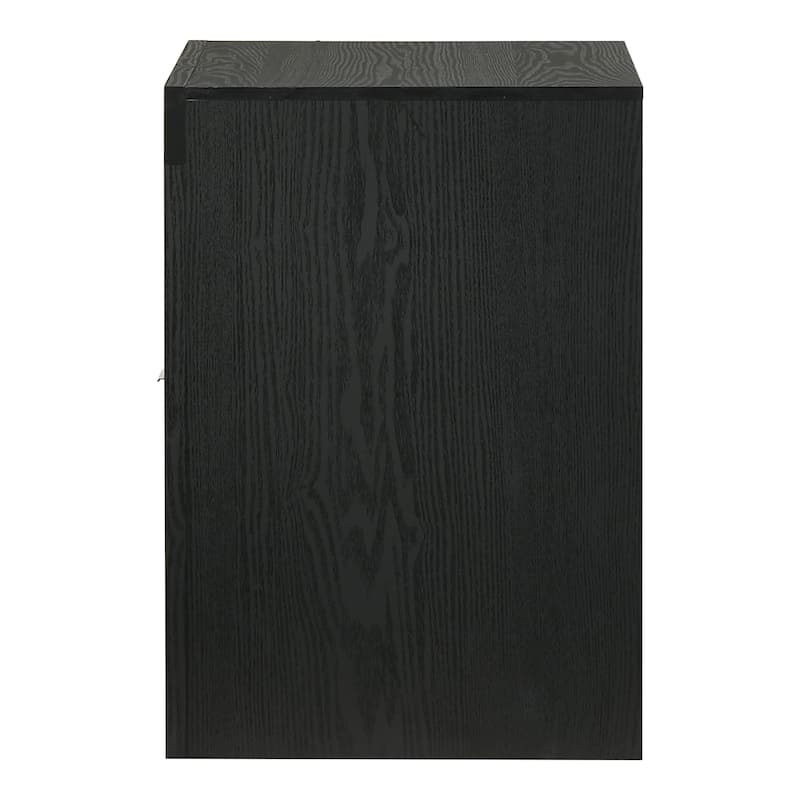 Furniture of America Merro Modern Solid Wood 1-Drawer Nightstand with Top Open Shelf