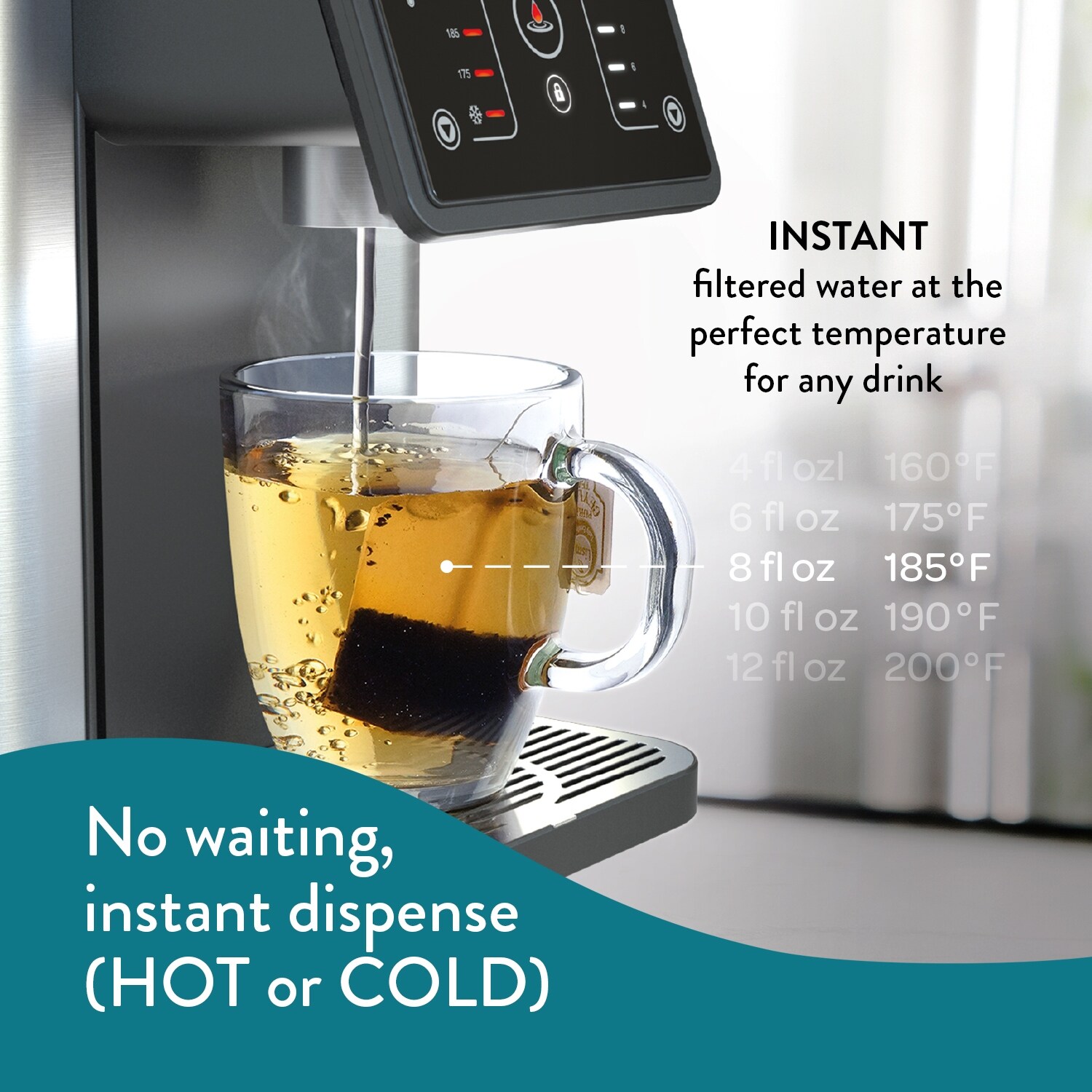 Aurora Instant Hot and Cold Filtered Water Dispenser