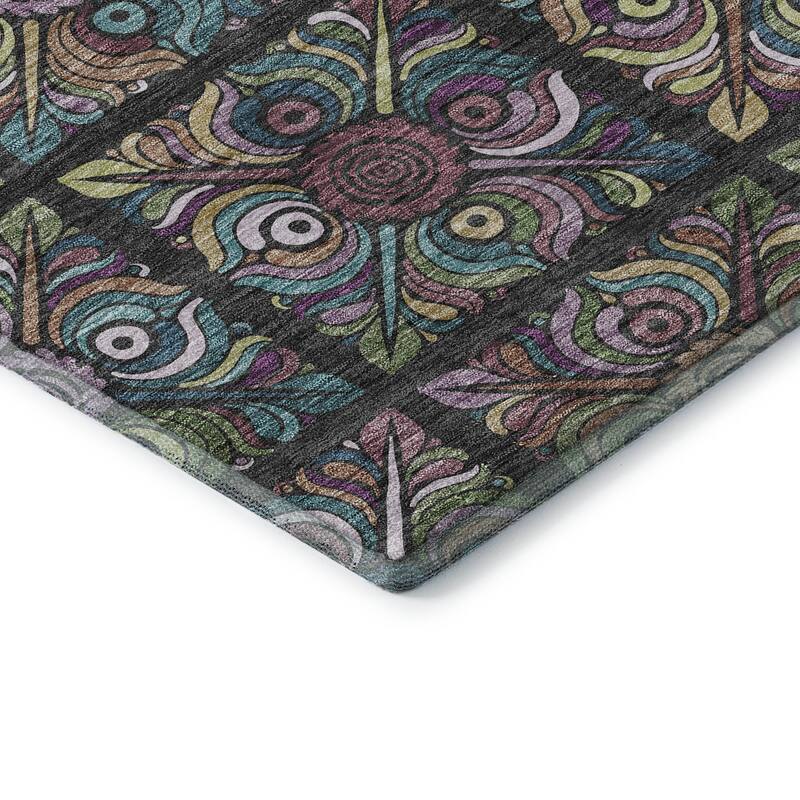 Premium Washable Super Soft Mosaic Panel Mayfield Rug