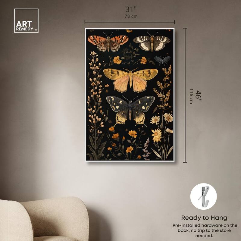 Winged Visitors II Canvas by Art Remedy