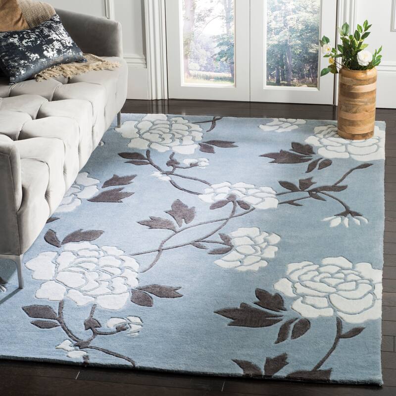 SAFAVIEH Handmade Modern Art Gudula Modern Polyester Rug