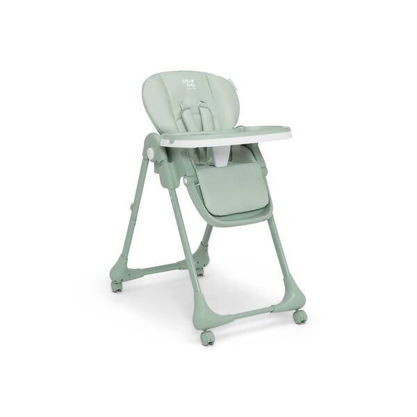 slide 2 of 20, 2-in-1 SlimFold High Chair for Babies and Toddler - 9'6" x 13'6" Multi-stage High Chair - Green