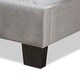 preview thumbnail 8 of 18, Caprice Contemporary Glam Velvet Fabric Twin Size Panel Bed
