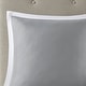 preview thumbnail 33 of 40, 510 Design Powell Navy/ White 8 Piece Embroidered Comforter Set