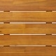 preview thumbnail 15 of 29, Christopher Knight Home - Solmere Outdoor Dining Table, Acacia Wood Frame with Slatted Oval Top & Non-Slip Foot Pads - 70.08" L