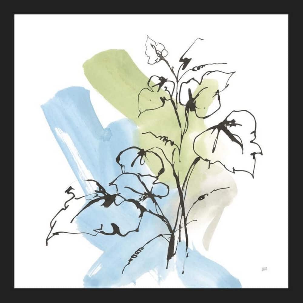 Tinted Ivy I Framed Poster