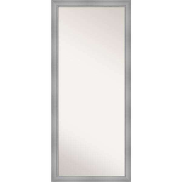 Non-Beveled Wood Full Length Floor Leaner Mirror - Flair Frame - Outer ...