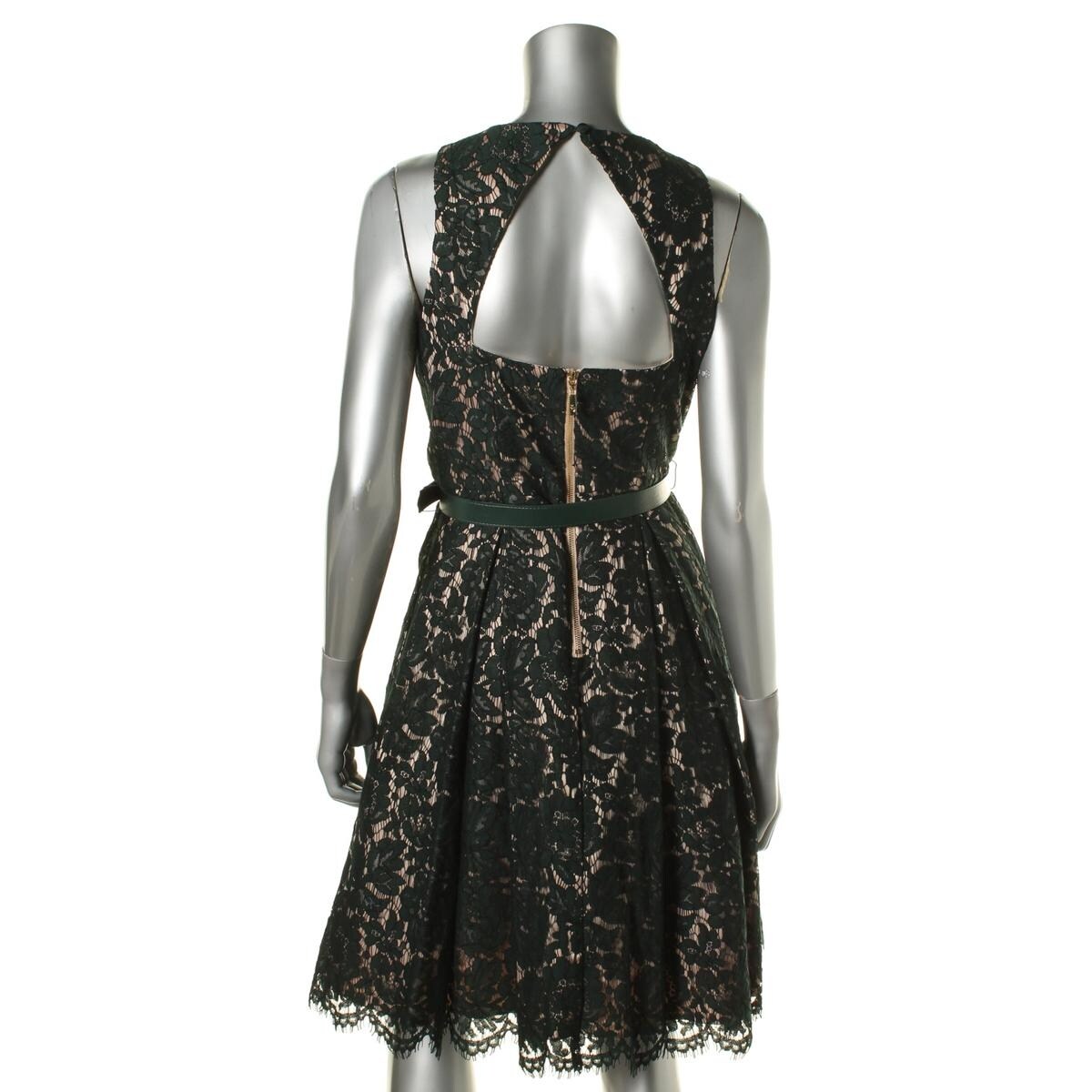 eliza j open lace dress