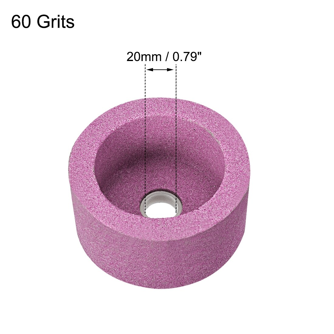 4-Inch Cup Grinding Wheel 60 Grits Pink Aluminum Oxide PA Abrasive Wheels