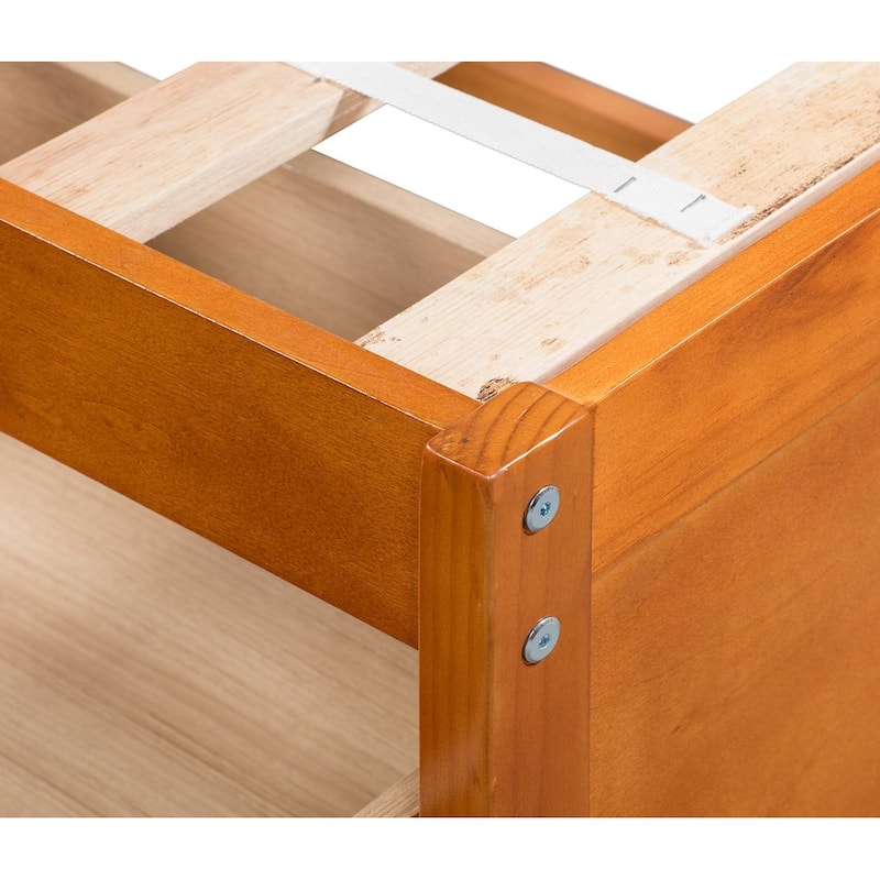 Nestfair Twin Size Platform Storage Bed with 3-Drawers
