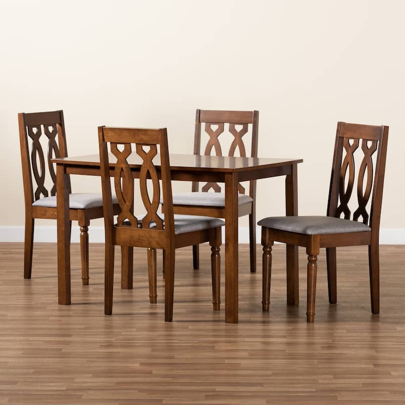 Cherese Modern and Contemporary 5-Piece Wood Dining Set