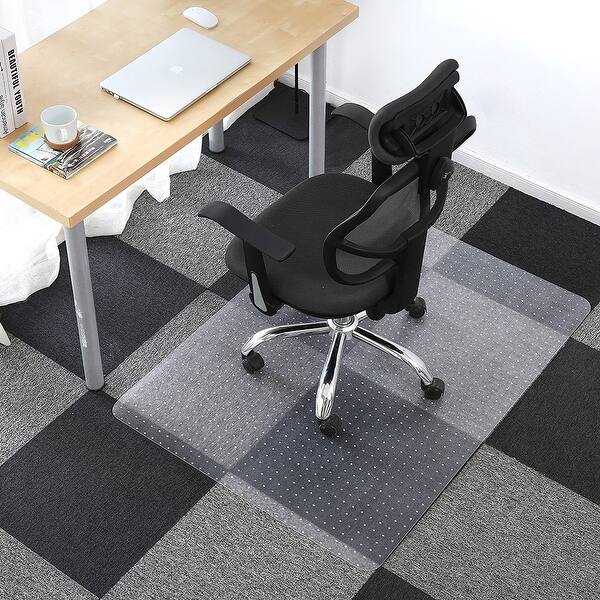 Clear Floor Protection Mat Durable Office Desk Chair Mat Anti Slip Easy Roll Protective Floor Rug 47 In X 29 In Overstock 32626883