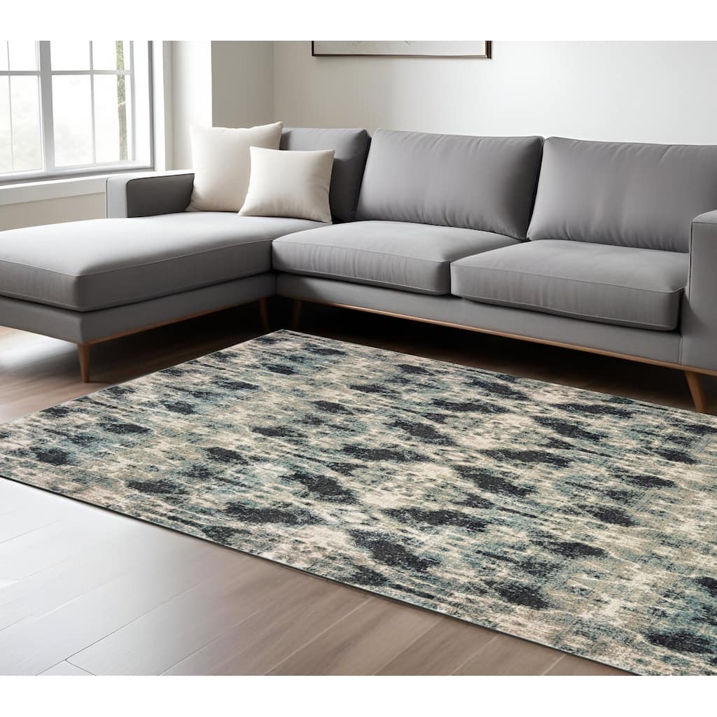 HomeRootsAbstract Traditional Rectangle Area Rug