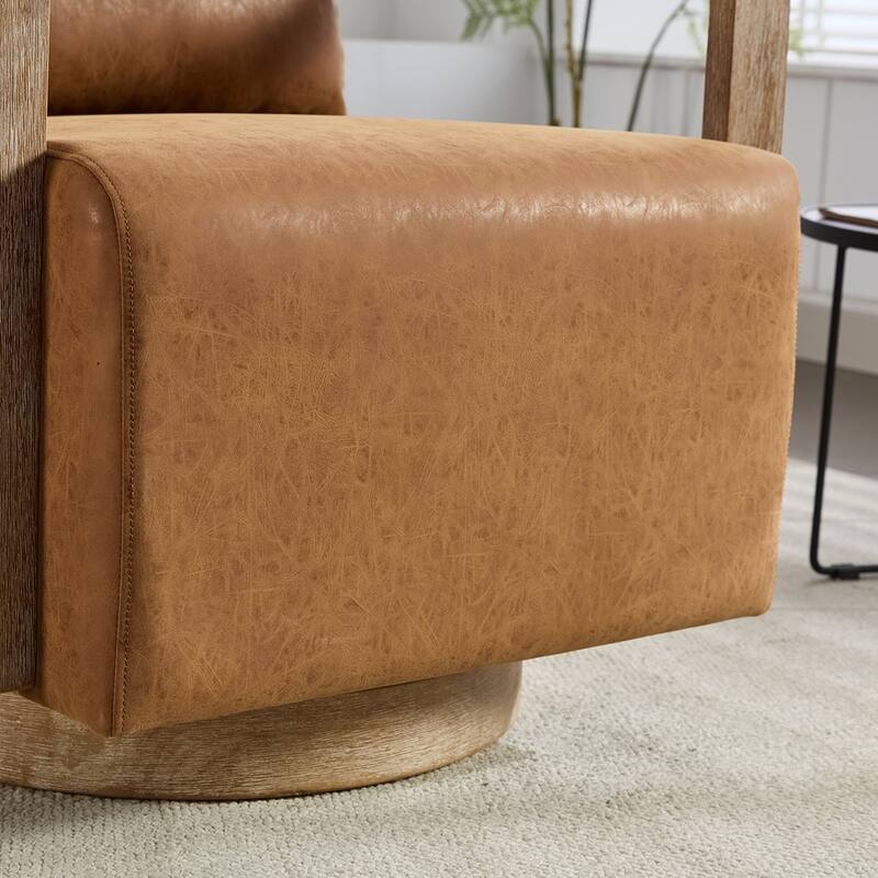 360 Degree Swivel Modern Upholstered Accent Chair