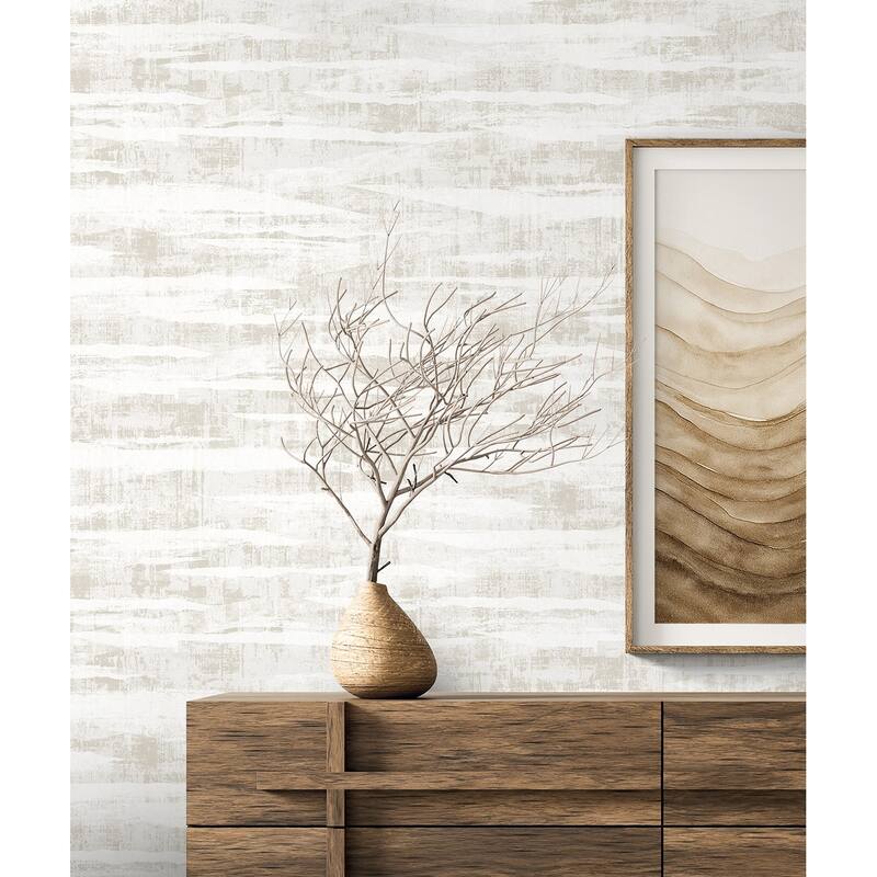 Seabrook Designs Nebulite Abstract Non-Woven Unpasted Wallpaper