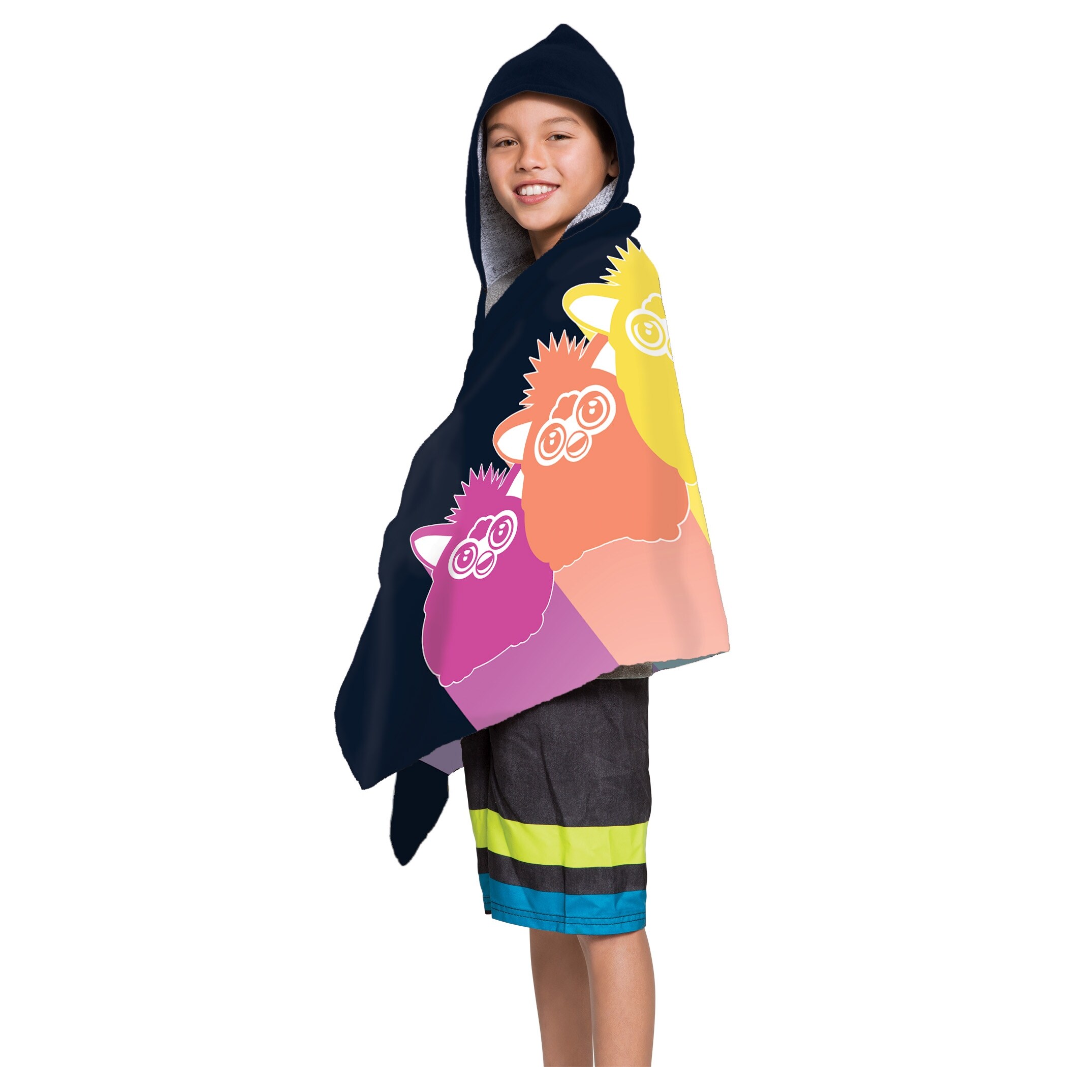 Hasbro Furby Youth Hooded Towel - 22x51 inches - Bed Bath & Beyond