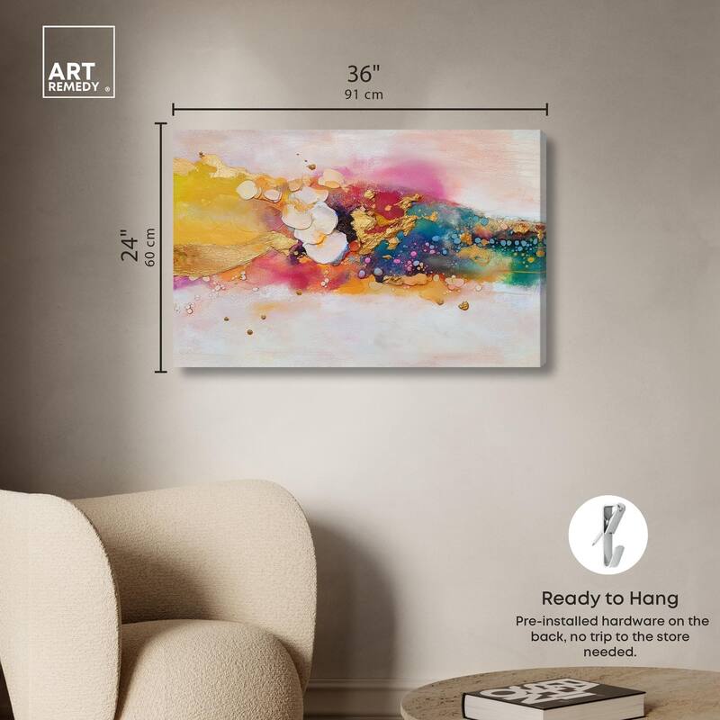 Explosive Rhythm I Canvas by Art Remedy, Gallery Wrapped
