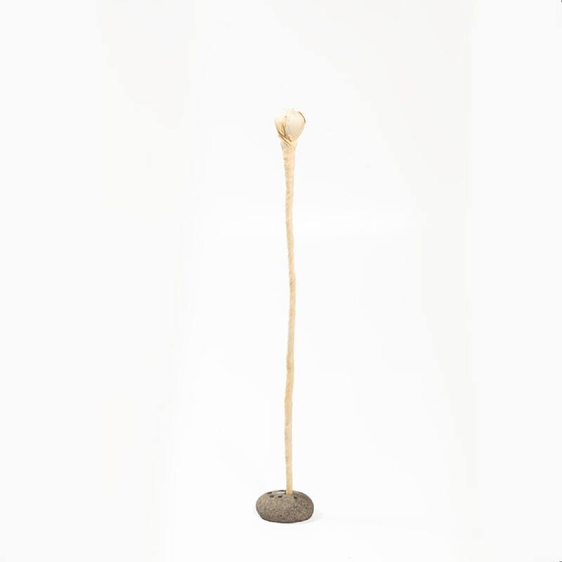 Flower Bud Tabletop Decoration - 25" - Cream