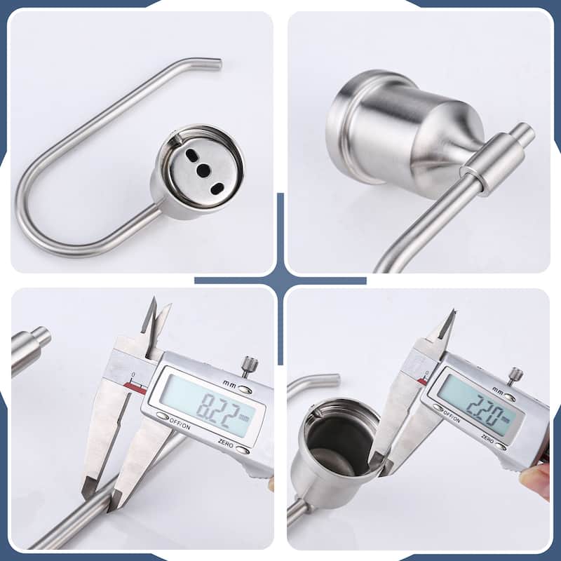 WOWOW Wall-Mounted Stainless Steel Bathroom Toilet Paper Holder