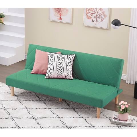 65.3" Wide Sofa Bed with Wooden Legs for Living Room