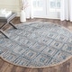preview thumbnail 22 of 33, SAFAVIEH Cape Cod Elfie Handmade Jute Area Rug 10' Round - Natural/Blue - Round