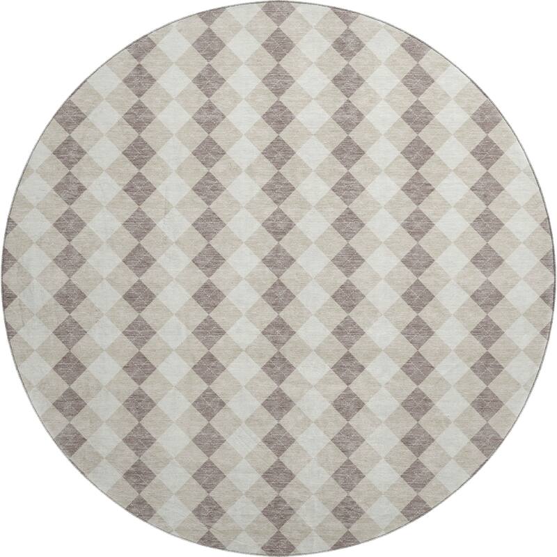 Premium Washable Super Soft Argyle Mayfield Rug