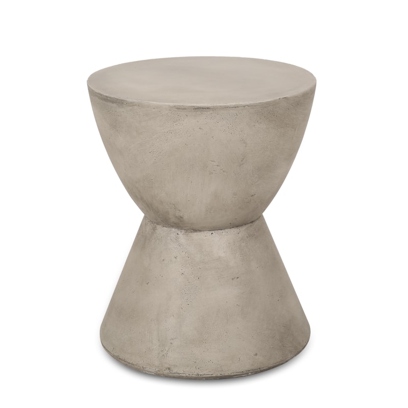 Yadira Lightweight Concrete Side Table by Christopher Knight Home