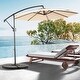 preview thumbnail 1 of 49, Best Choice Products 10ft Offset Hanging Market Patio Umbrella