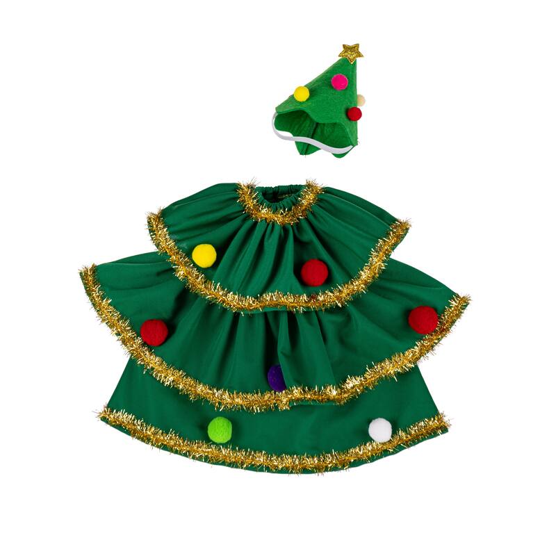 Porch Goose Outfit for Garden Statue - Christmas Tree