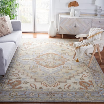 SAFAVIEH Handmade Heritage Shena Traditional Wool Rug