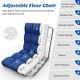 preview thumbnail 26 of 67, Costway Adjustable 14-Position Floor Chair Folding Lazy Gaming Sofa