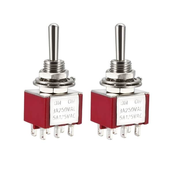 Shop Guitar Latching Toggle Switch Dpdt 2 Position 6 Pin On