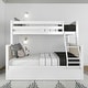 preview thumbnail 2 of 4, Max and Lily Scandinavian Twin over Full Bunk Bed with Trundle