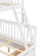 preview thumbnail 34 of 71, Modren Twin Over Full Functional Bunk Bed With Ladders and Two Storage Drawers