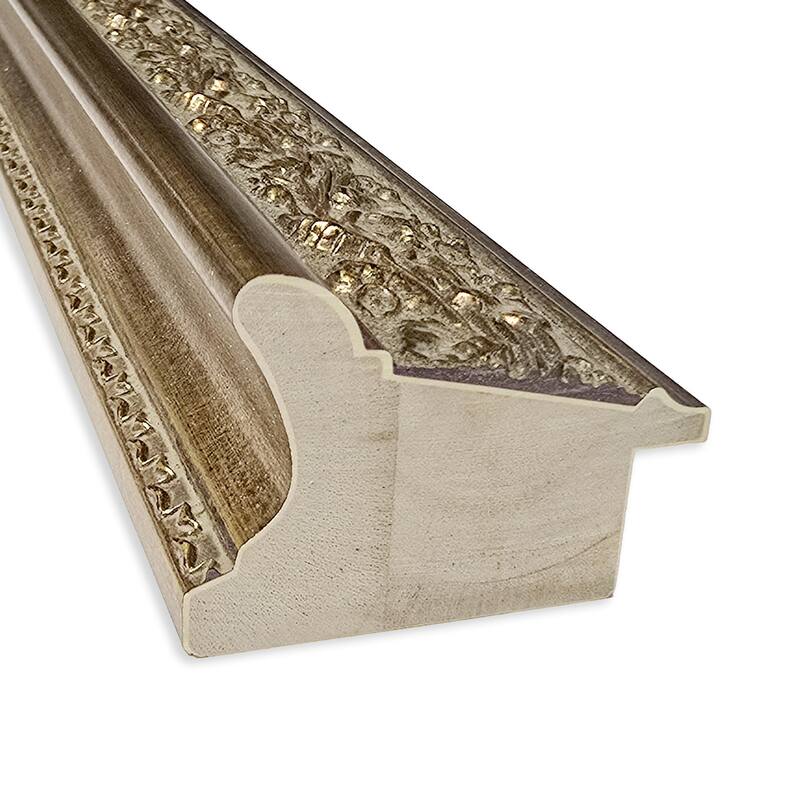 Carter Half-Inch-Bevel Framed Bathroom Vanity Wall Mirror - Carter Dark Gold - 22 x 28 in