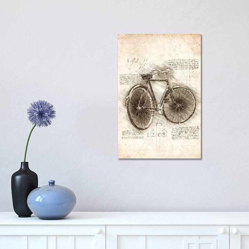iCanvas "Old Bicycle" by Cornel Vlad Canvas Print - 18x12x1.5