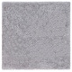 preview thumbnail 101 of 101, SAFAVIEH Handmade Bahija Luxe Shag 3-inch Thick Rug 6' Square - Grey - Square