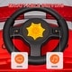 preview thumbnail 8 of 7, Qaba 12V Ride on Fire Truck, Battery Powered Electric Car for Kids with Siren, Flashing Lights Fire Extinguisher, Red