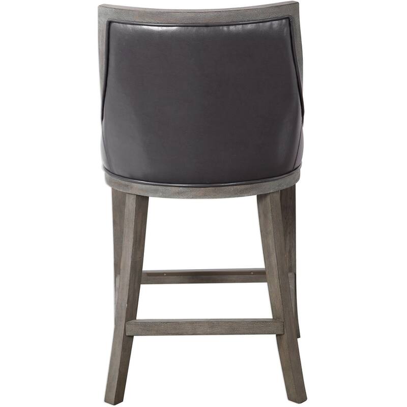Uttermost Elowen 20" Wide Wood Framed Counter Stool