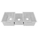 preview thumbnail 2 of 14, ZLINE 45" Breckenridge Undermount Triple Bowl Scratch Resistant Stainless Steel Kitchen Sink with Bottom Grid (SLT-45S)