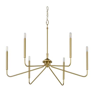 Quorum International 6238-6 Goodwin 6 Light 12" Wide Taper Candle