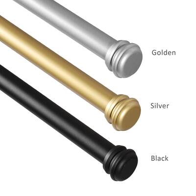 Decorative Window 1-inch Telescoping Curtain Rod