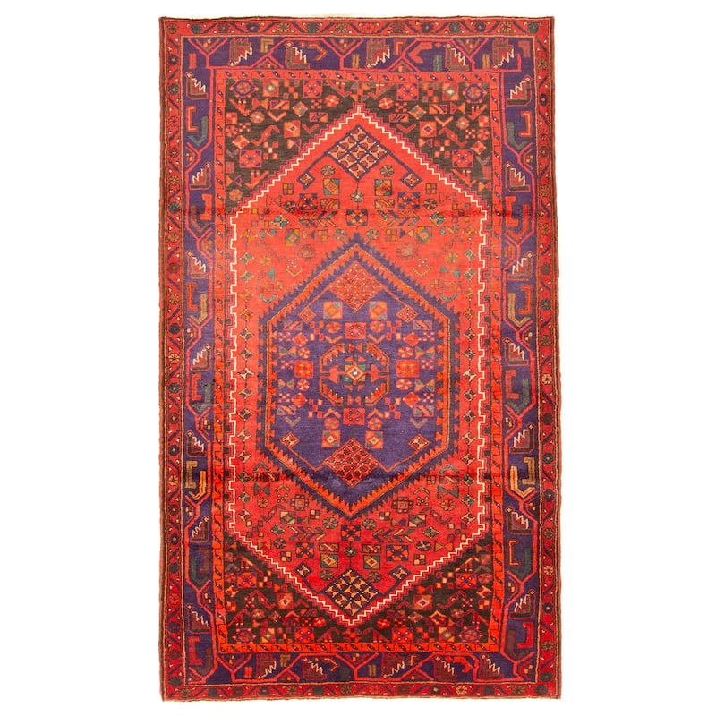 ECARPETGALLERY Hand-knotted Anadol Red Wool Rug - 5'0 x 8'8