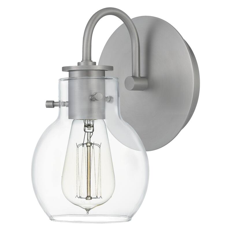 Quoizel Andrews Antique Nickel 1-Light Wall Sconce